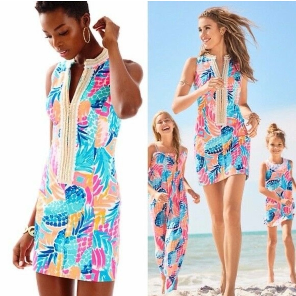 Lilly Pulitzer Multicolor Tropical Dress